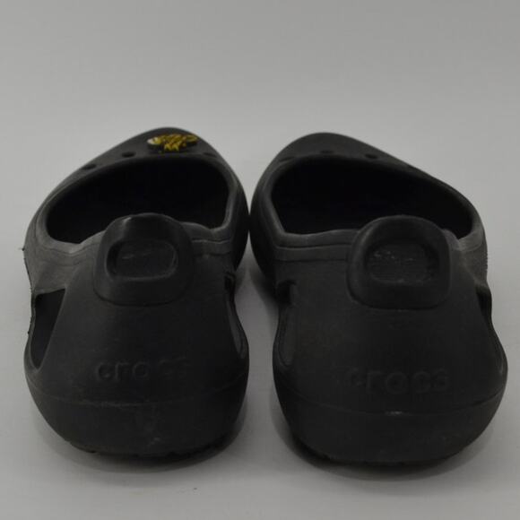 Crocs Womens Sz 8 Alice Work Flats Classic Comfort Black - Picture 6 of 14